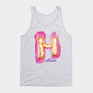 Halloumi Cheese Illustration Tank Top